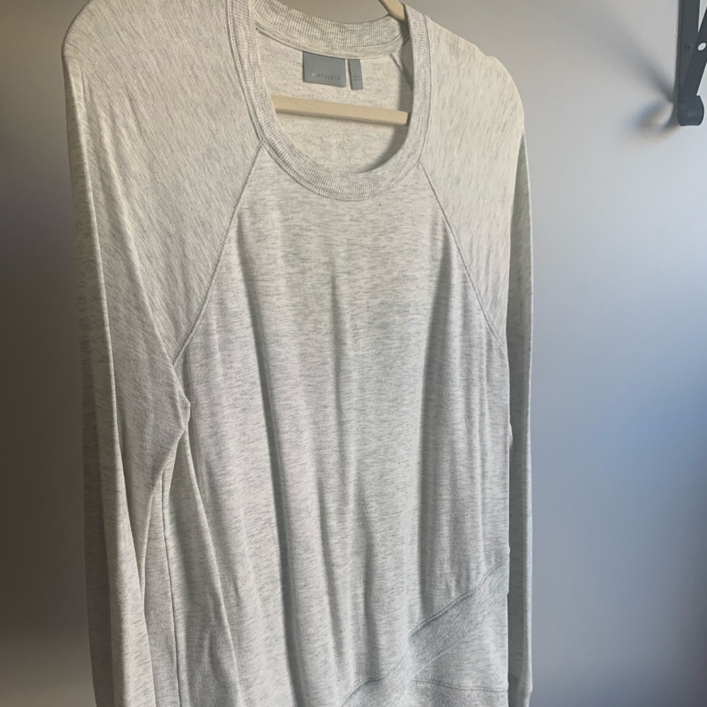 Athleta | Grey Crew Neck | S
